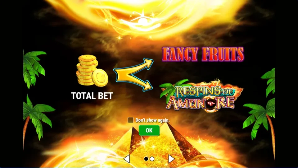 Fancy Fruits Respins Of Amun-Re — screenshot 2
