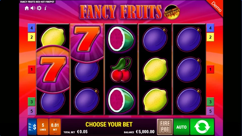 Fancy Fruits Red Hot Firepot — screenshot 2