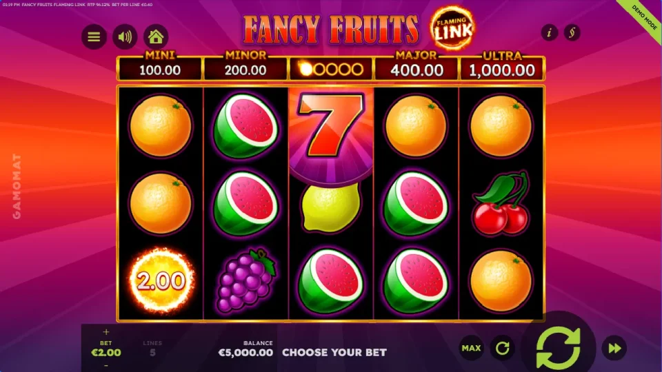 Fancy Fruits Flaming Link — screenshot 2