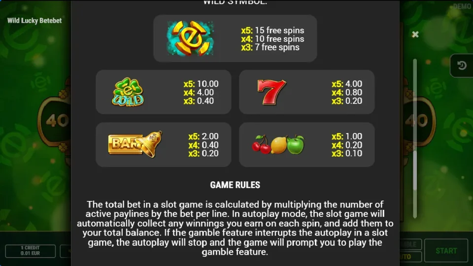 Wild Lucky Betebet — screenshot 2