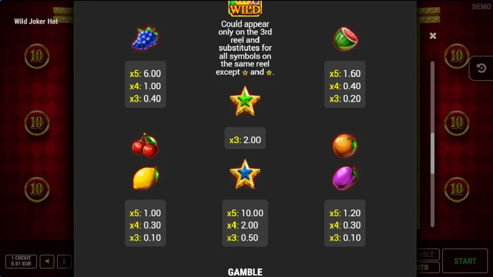 Wild Joker Hot — screenshot 2
