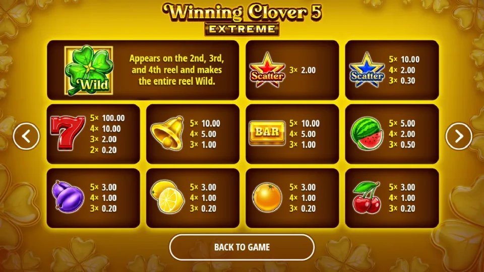 Winning Clover 5 Extreme — screenshot 2