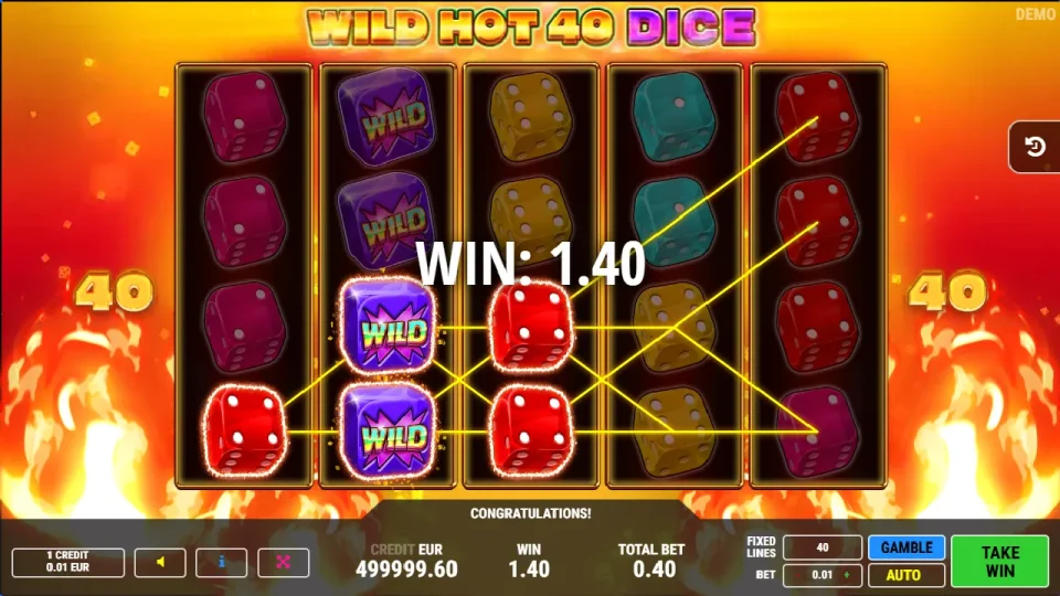 Wild Hot 40 Dice — screenshot 2