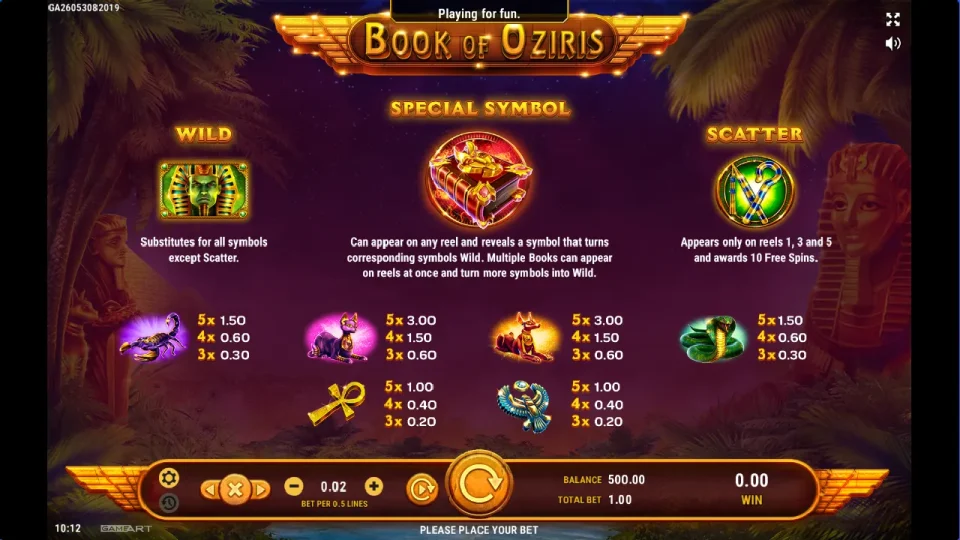 Book of Oziris — screenshot 2