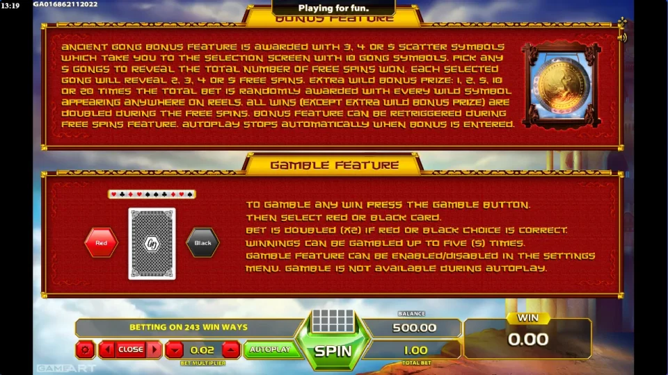 Ancient Gong — screenshot 2