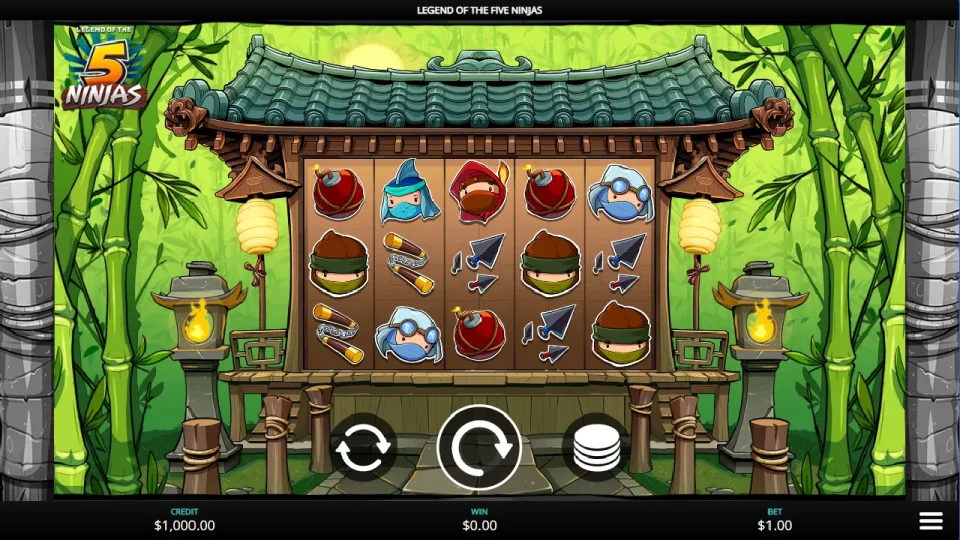 Legend of the 5 Ninjas — screenshot 1
