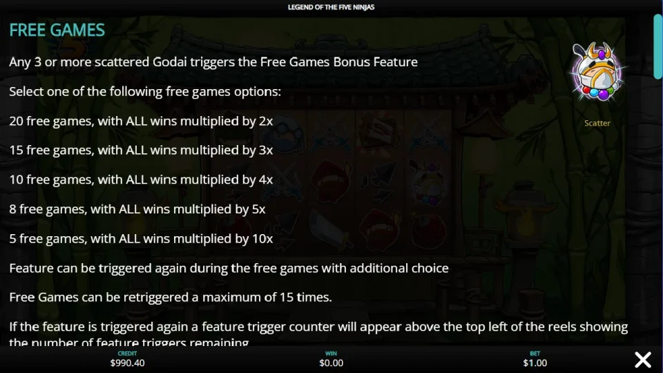 Legend of the 5 Ninjas — screenshot 4