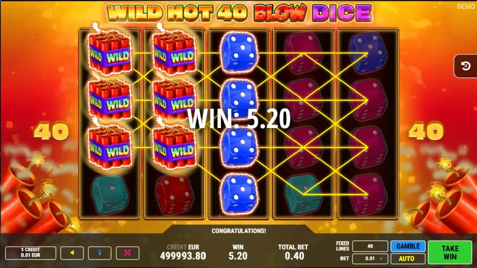 Wild Hot 40 Blow Dice — screenshot 3