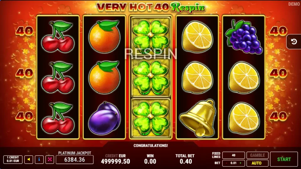 Very Hot 40 Respin — screenshot 3