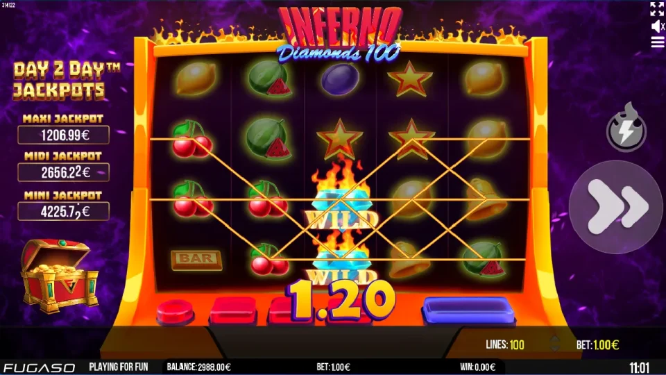 Inferno Diamonds 100 — screenshot 3