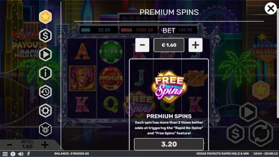 Vegas Payouts Rapid Hold and Win — screenshot 2