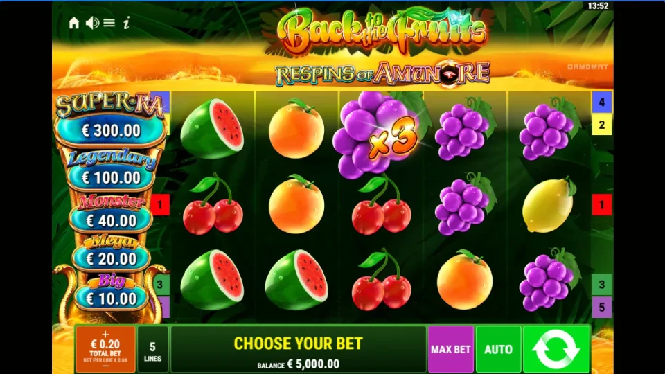 Back to the Fruits Respins of Amun-Re — screenshot 3