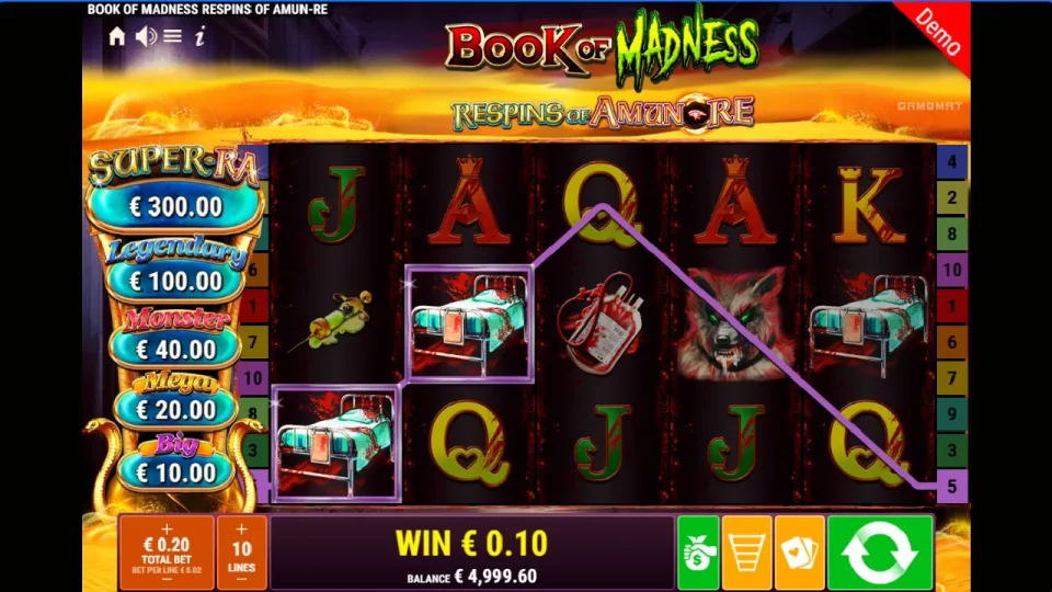 Book of Madness Respins of Amun Re — screenshot 3