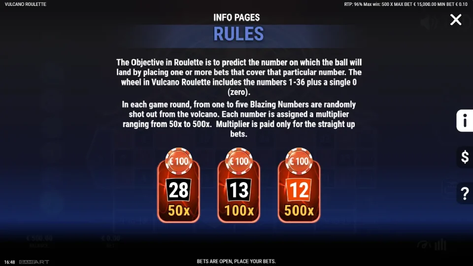 Vulcano Roulette — screenshot 3