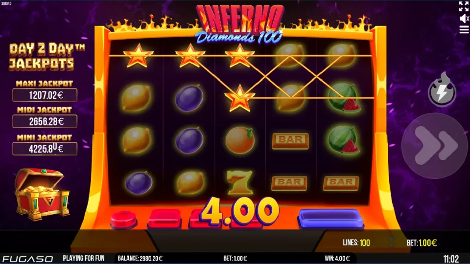 Inferno Diamonds 100 — screenshot 4