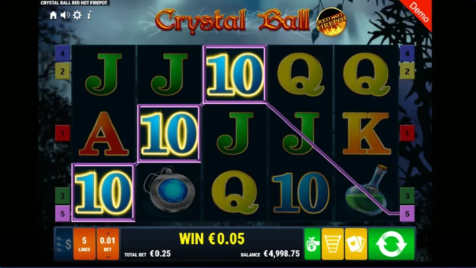 Crystal Ball Red Hot Firepot — screenshot 3
