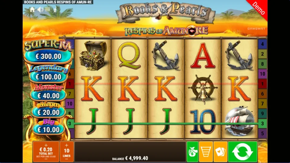 Books and Pearls Respins of Amun-Re — screenshot 3