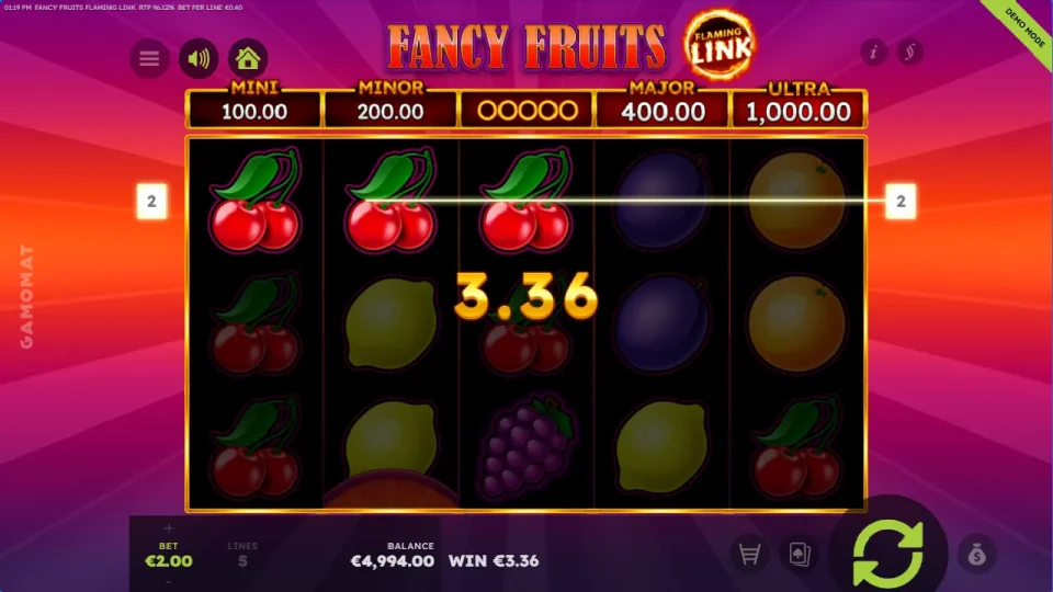 Fancy Fruits Flaming Link — screenshot 3