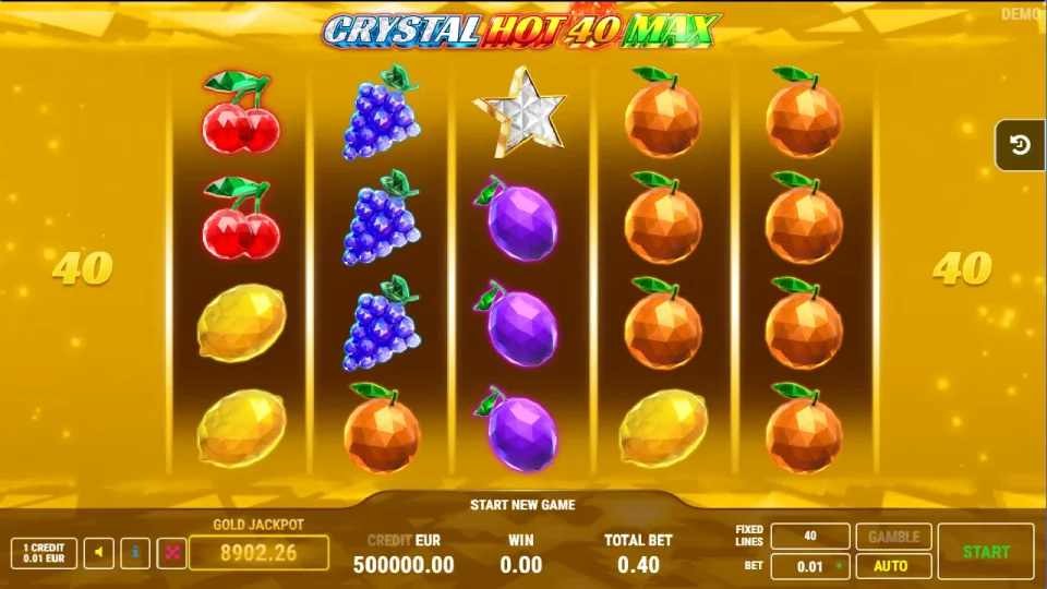 Crystal Hot 40 Max — screenshot 1