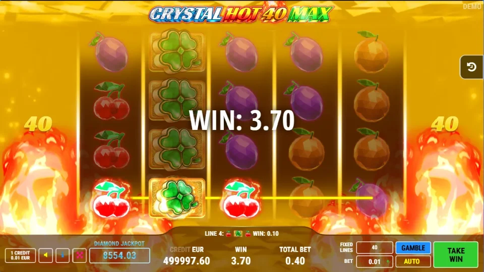 Crystal Hot 40 Max — screenshot 2