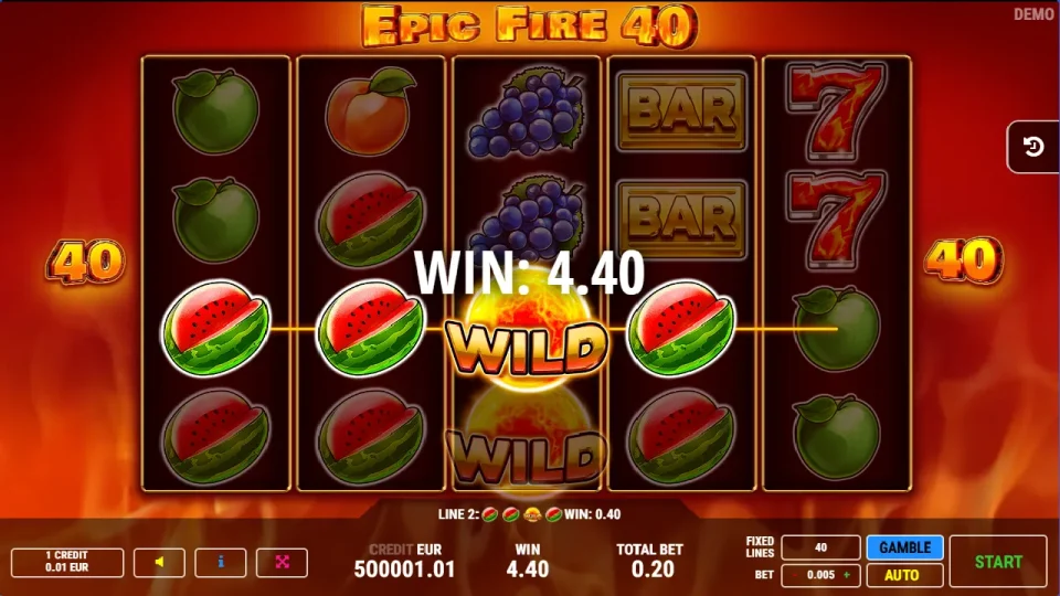 Epic Fire 40 — screenshot 2