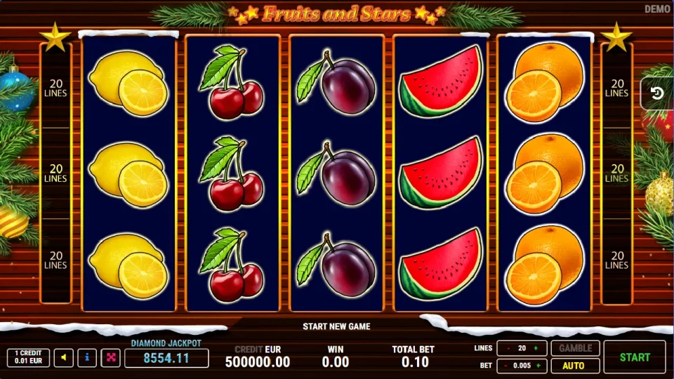Fruits and Stars Christmas — screenshot 1