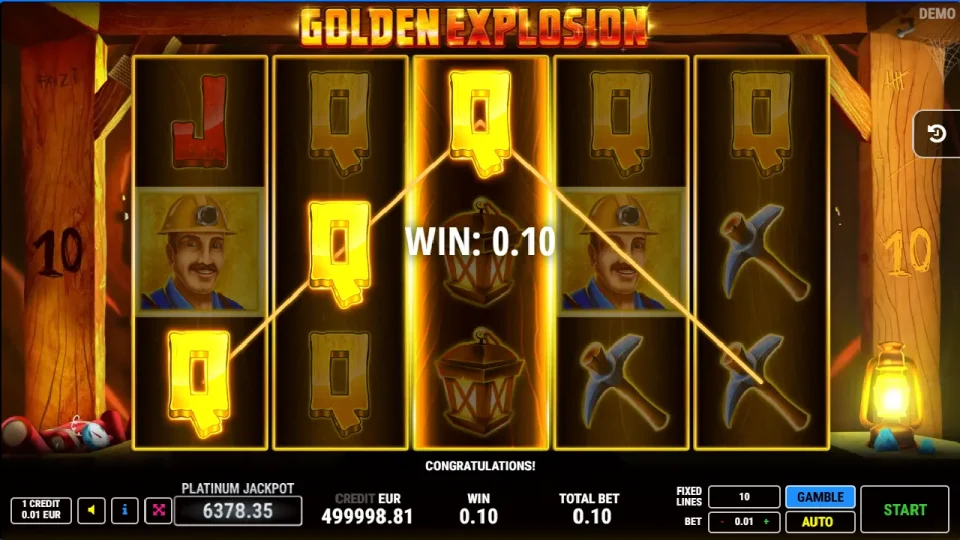 Golden Explosion — screenshot 2