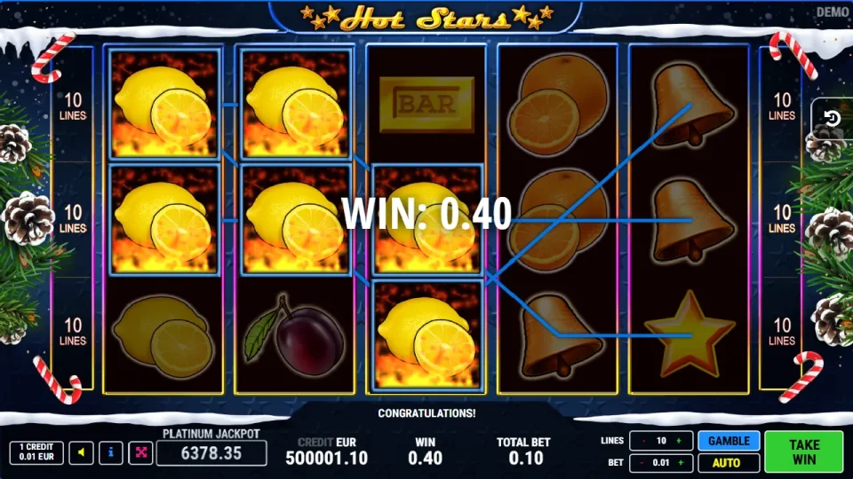 Hot Stars Christmas — screenshot 2