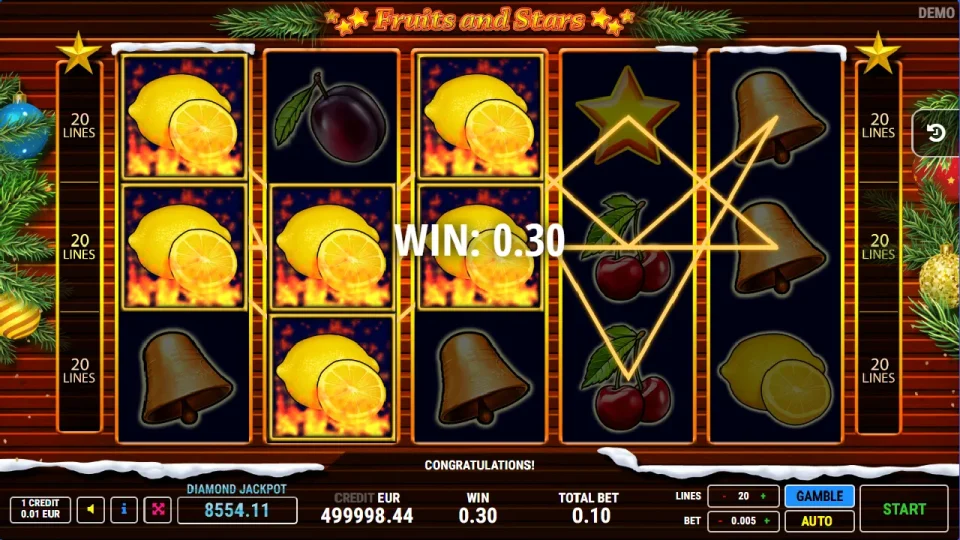 Fruits and Stars Christmas — screenshot 2