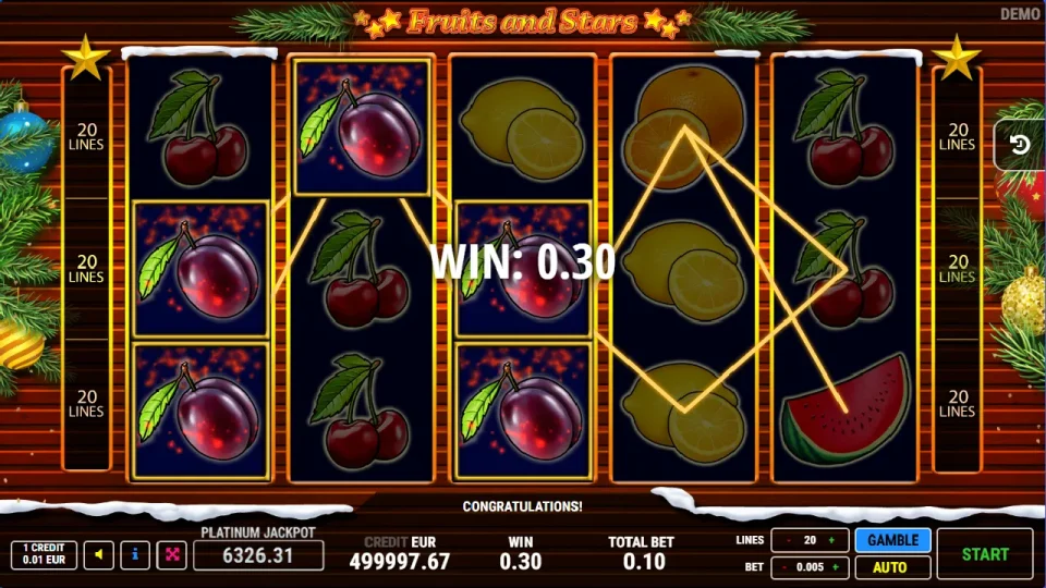 Fruits and Stars Christmas — screenshot 3