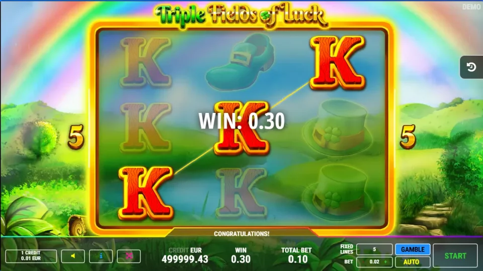 Triple Fields of Luck — screenshot 2