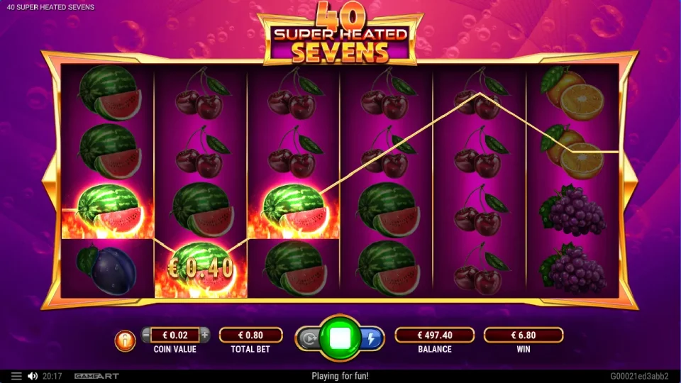 40 Super Heated Sevens — screenshot 5