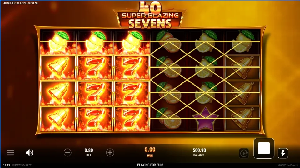 40 Super Blazing Sevens — screenshot 5