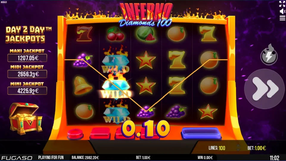 Inferno Diamonds 100 — screenshot 5