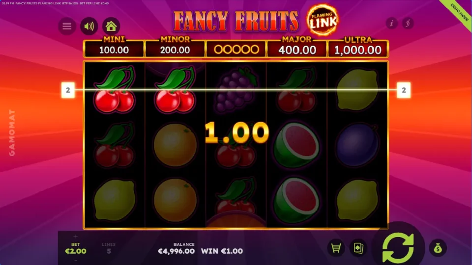 Fancy Fruits Flaming Link — screenshot 4