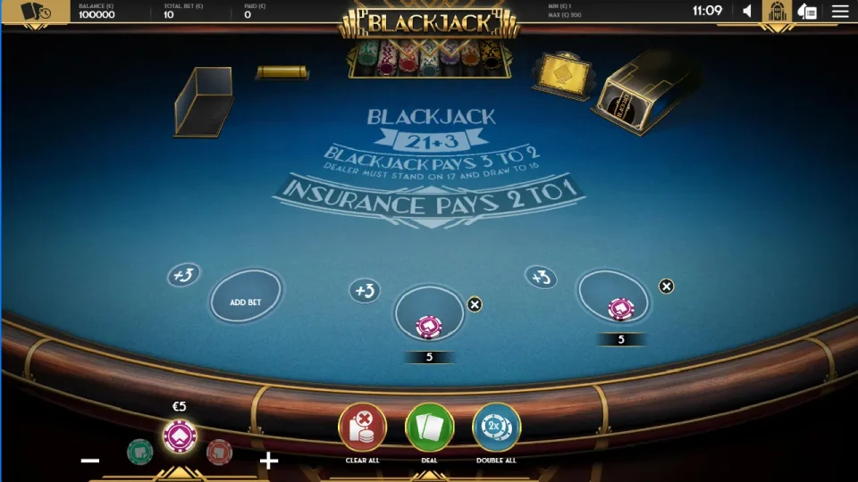 Blackjack 21+3 Multihand — screenshot 3