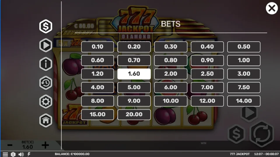 777 Jackpot Diamond — screenshot 3
