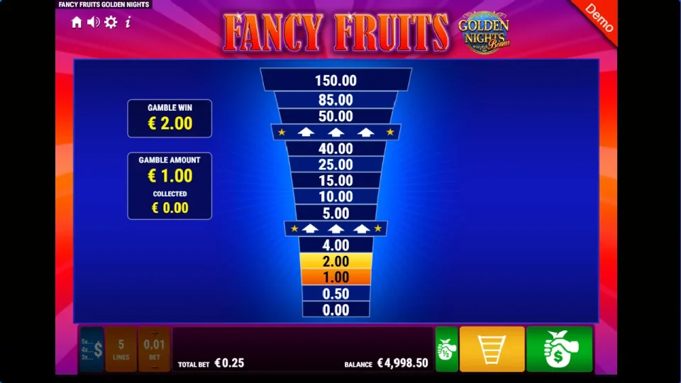 Fancy Fruits Golden Nights Bonus — screenshot 5