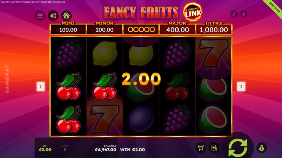 Fancy Fruits Flaming Link — screenshot 5