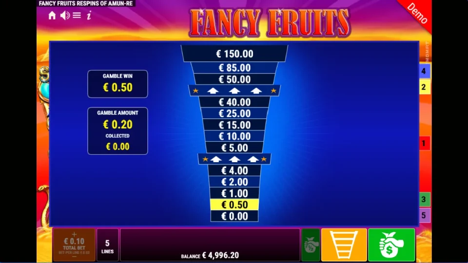 Fancy Fruits Respins Of Amun-Re — screenshot 6