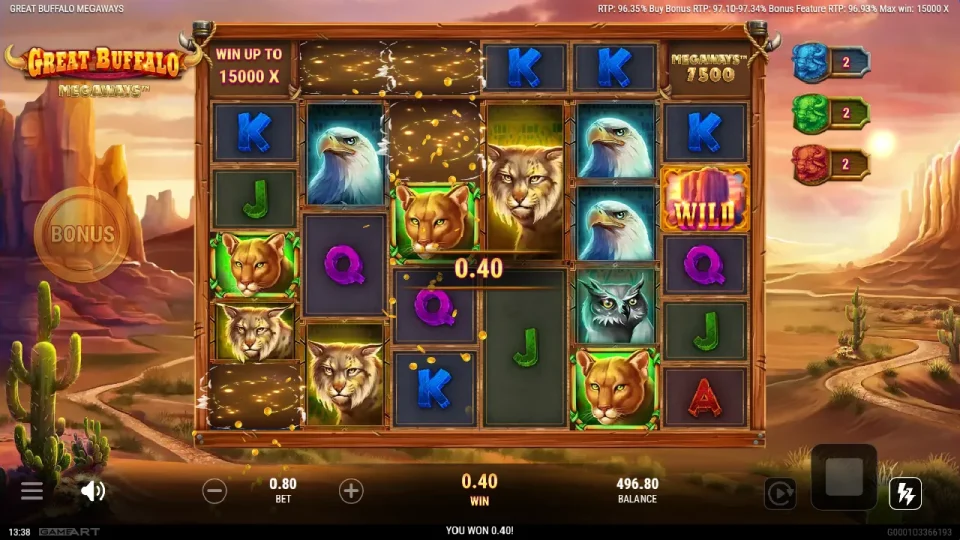 Great Buffalo Megaways — screenshot 7