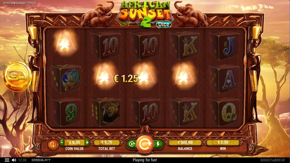 African Sunset 2 Dice — screenshot 7