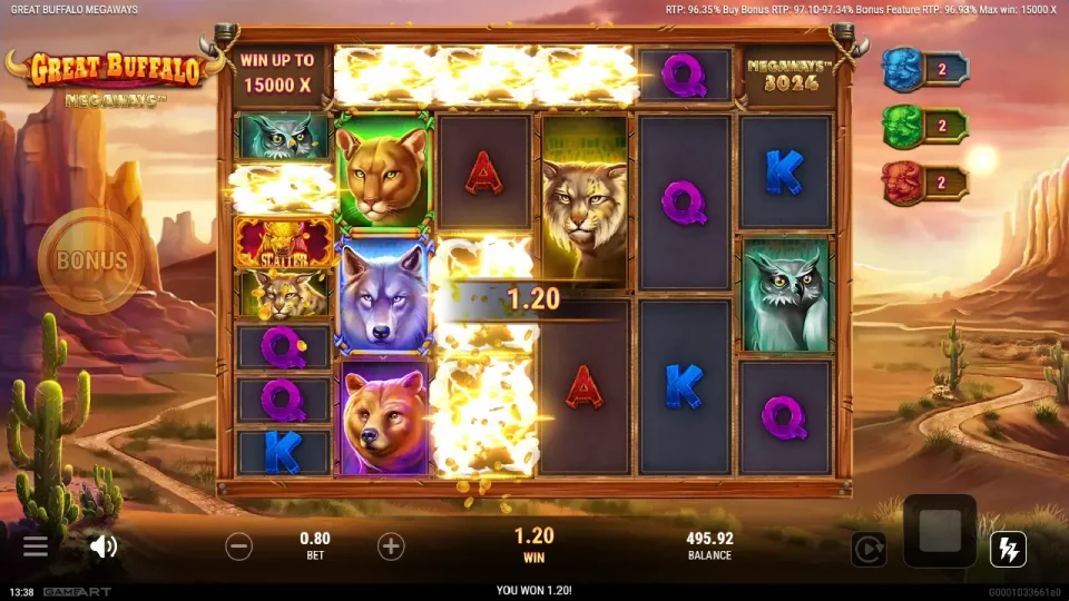 Great Buffalo Megaways — screenshot 8