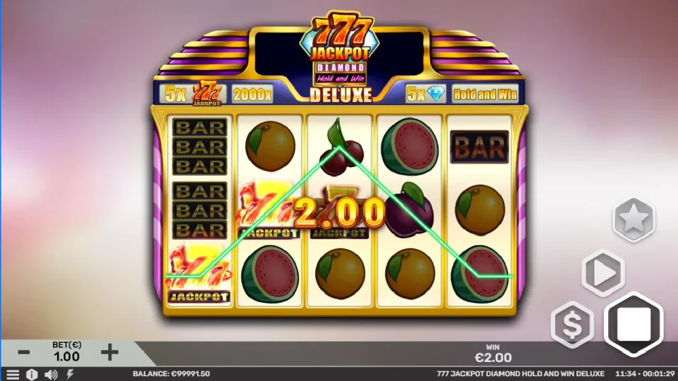 777 Jackpot Diamond Hold and Win Deluxe — screenshot 6