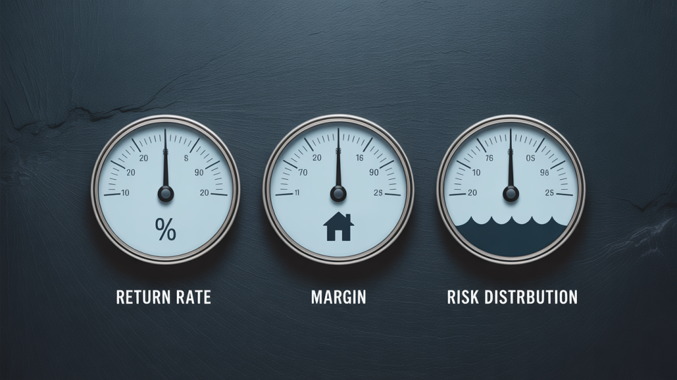 Diagram explaining RTP, house edge, and volatility concepts in casino games