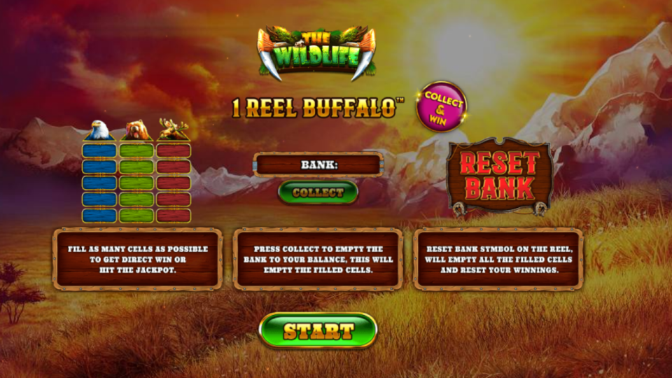 1 Reel Buffalo — Slots by Spinomenal