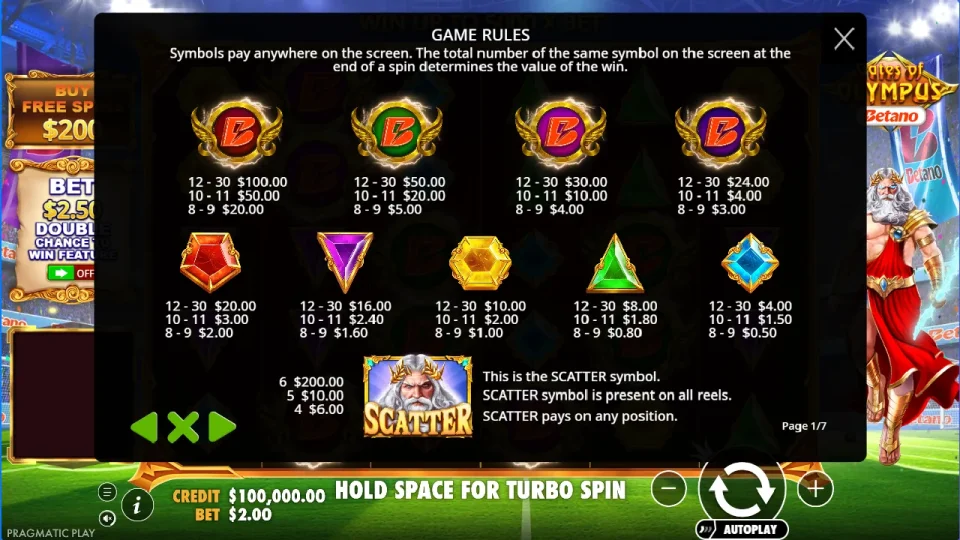 Gates of Betano Olympus — screenshot 1