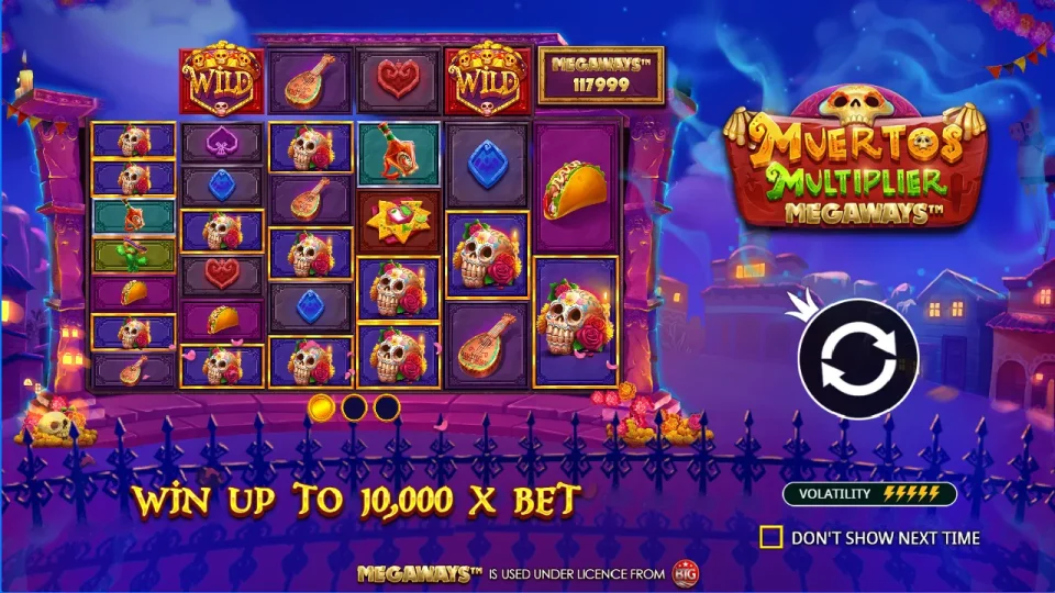 Muertos Multiplier Megaways — screenshot 1