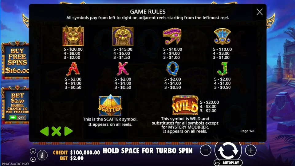 Nile Fortunes — screenshot 1