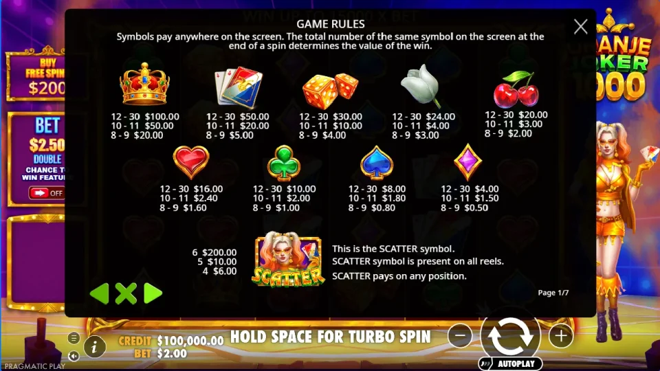 Oranje Joker 1000 — screenshot 1